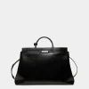 Deco Reisetasche Aus Leder In Schwarz