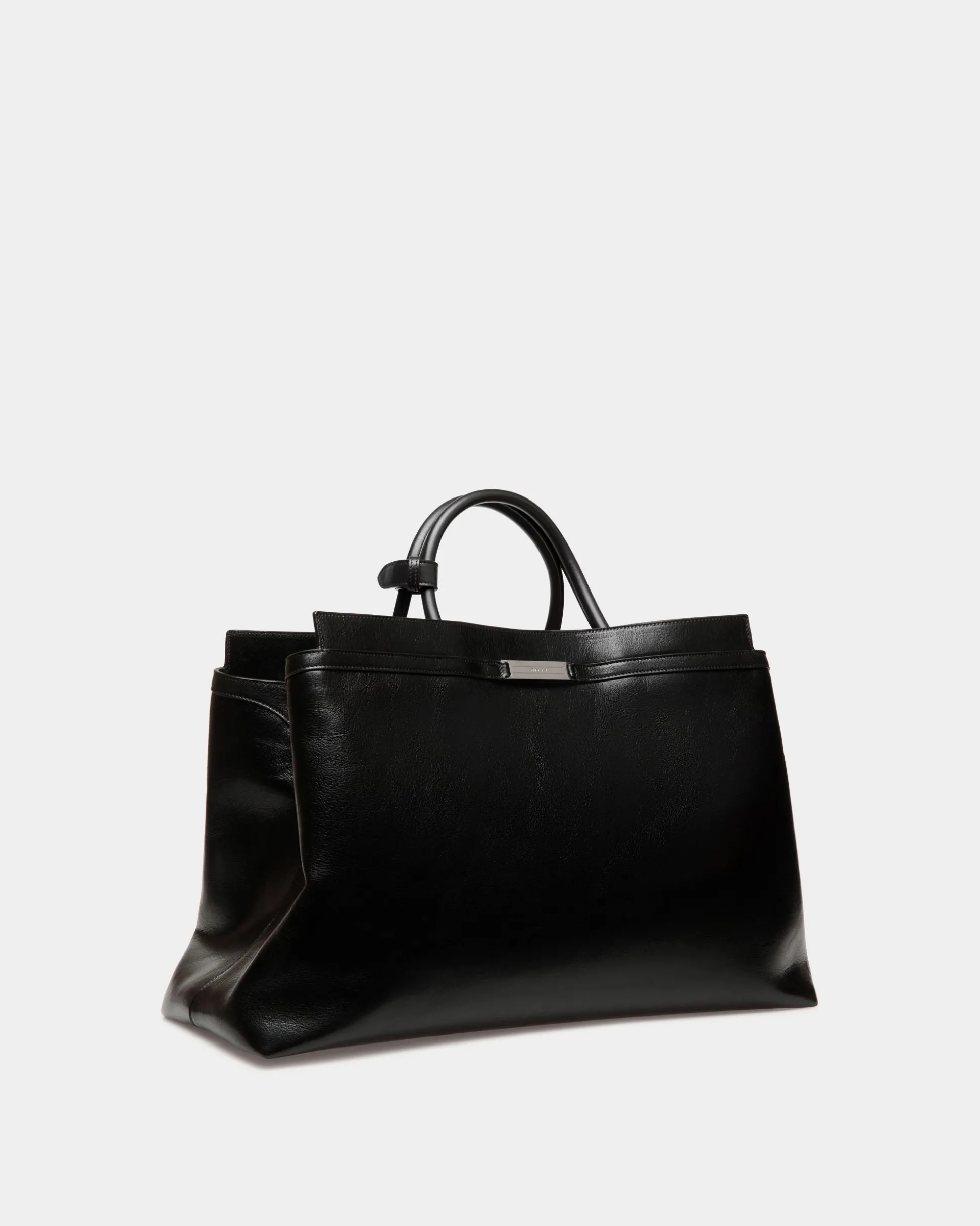 Deco Reisetasche Aus Leder In Schwarz
