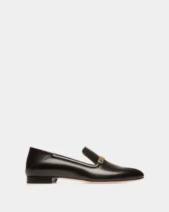 Deco Slipper Aus Leder In Schwarz
