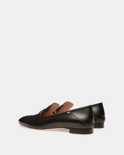 Deco Slipper Aus Leder In Schwarz