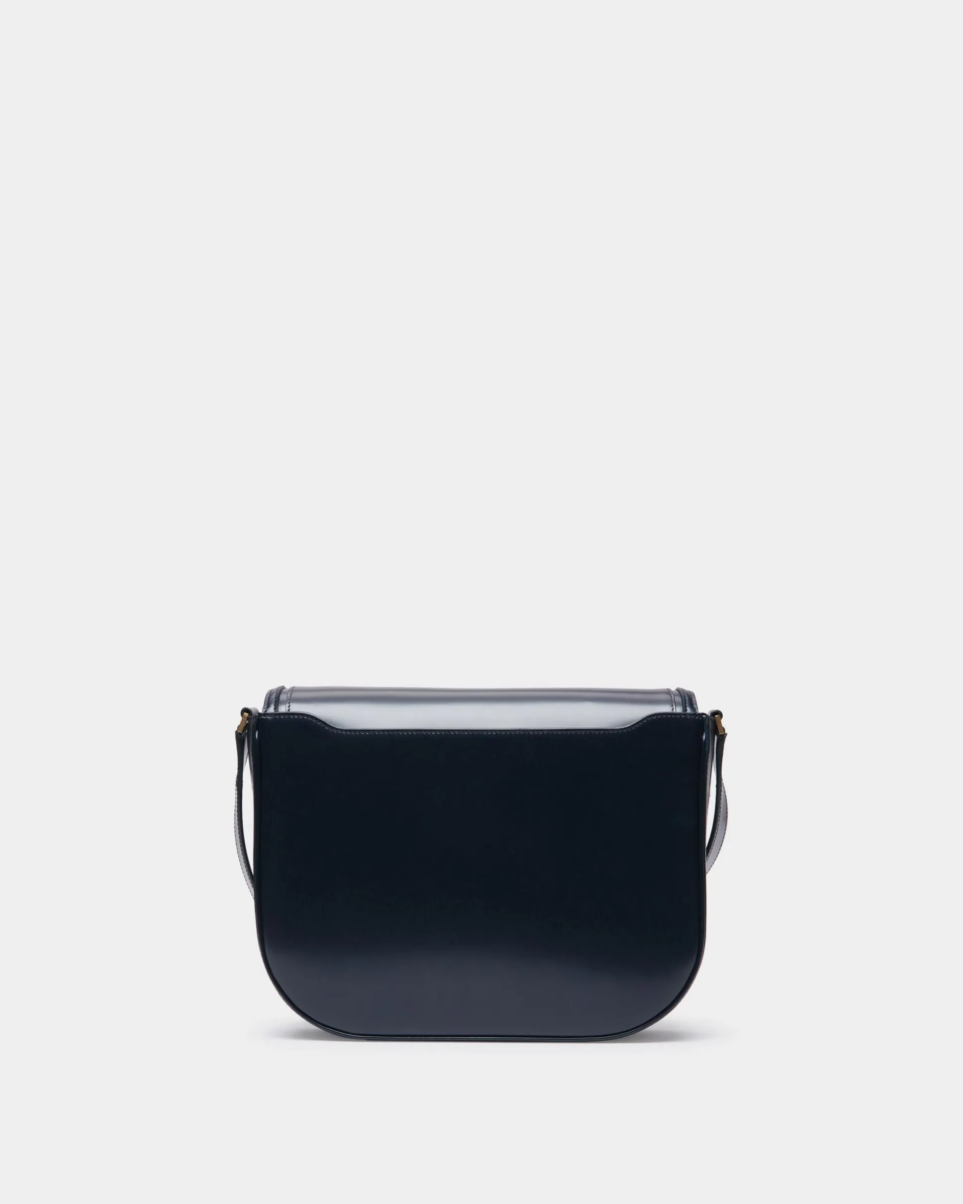 Deco Umhängetasche Aus Gebürstetem Leder In Navy Blue