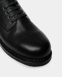Derbys Norwelt Aus Genarbtem Leder In Schwarz