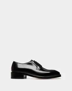 Derbys Sockel Aus Leder In Schwarz