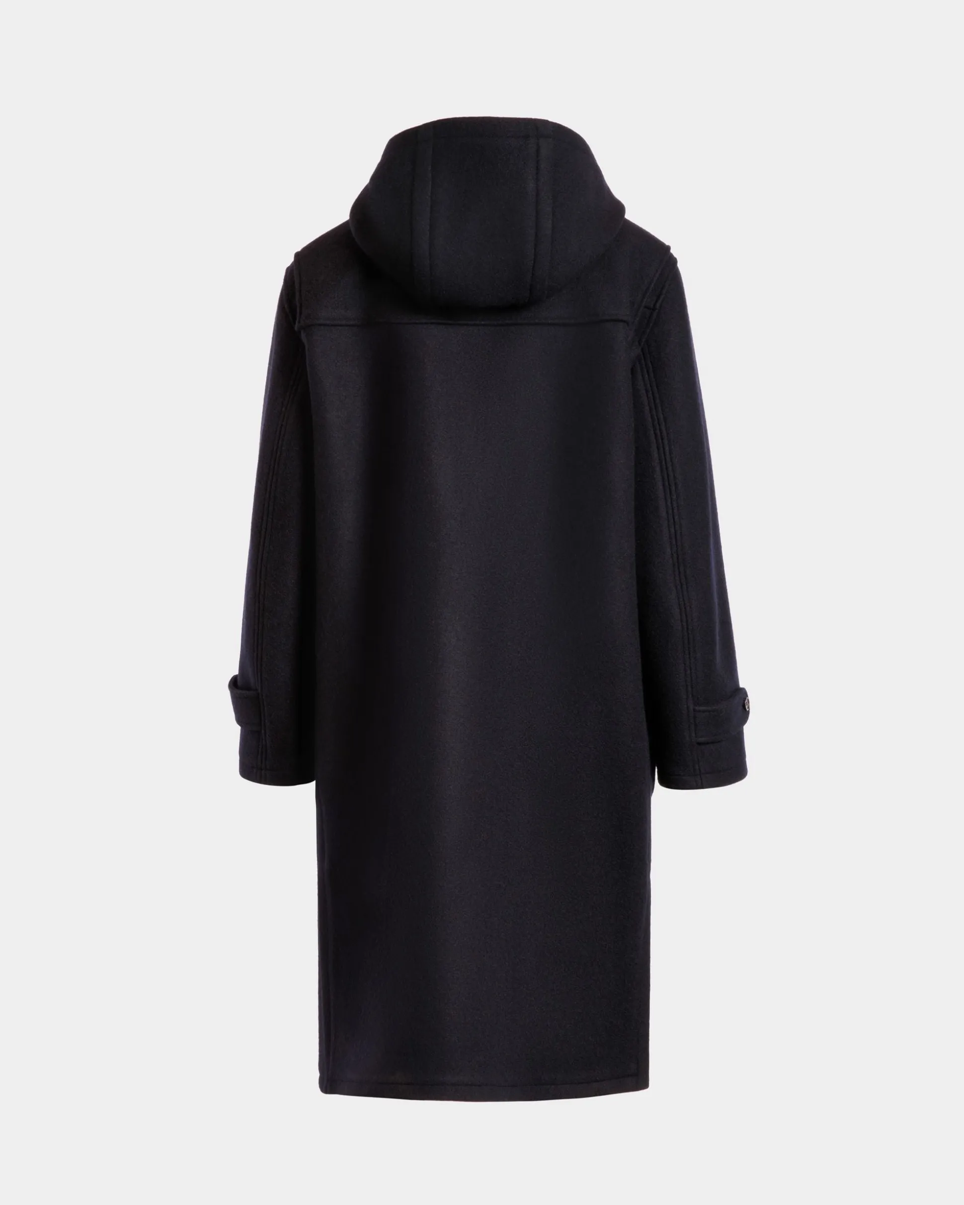 Duffelcoat Aus Wolle In Navy Blue