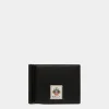 Easy Bally Bifold In Black Leather