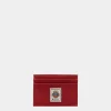 Easy Bally Kartenetui Aus Baumwollcanvas In Candy Red