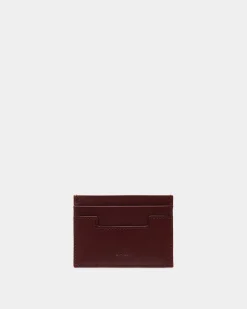 Easy Bally Kartenetui Aus Baumwollcanvas In Candy Red