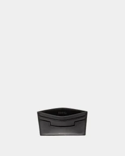 Easy Bally Kartenetui Aus Schwarzem Leder