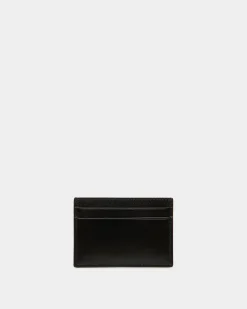 Easy Bally Kartenetui Aus Schwarzem Leder