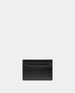 Easy Bally Kartenetui Aus Schwarzem Leder