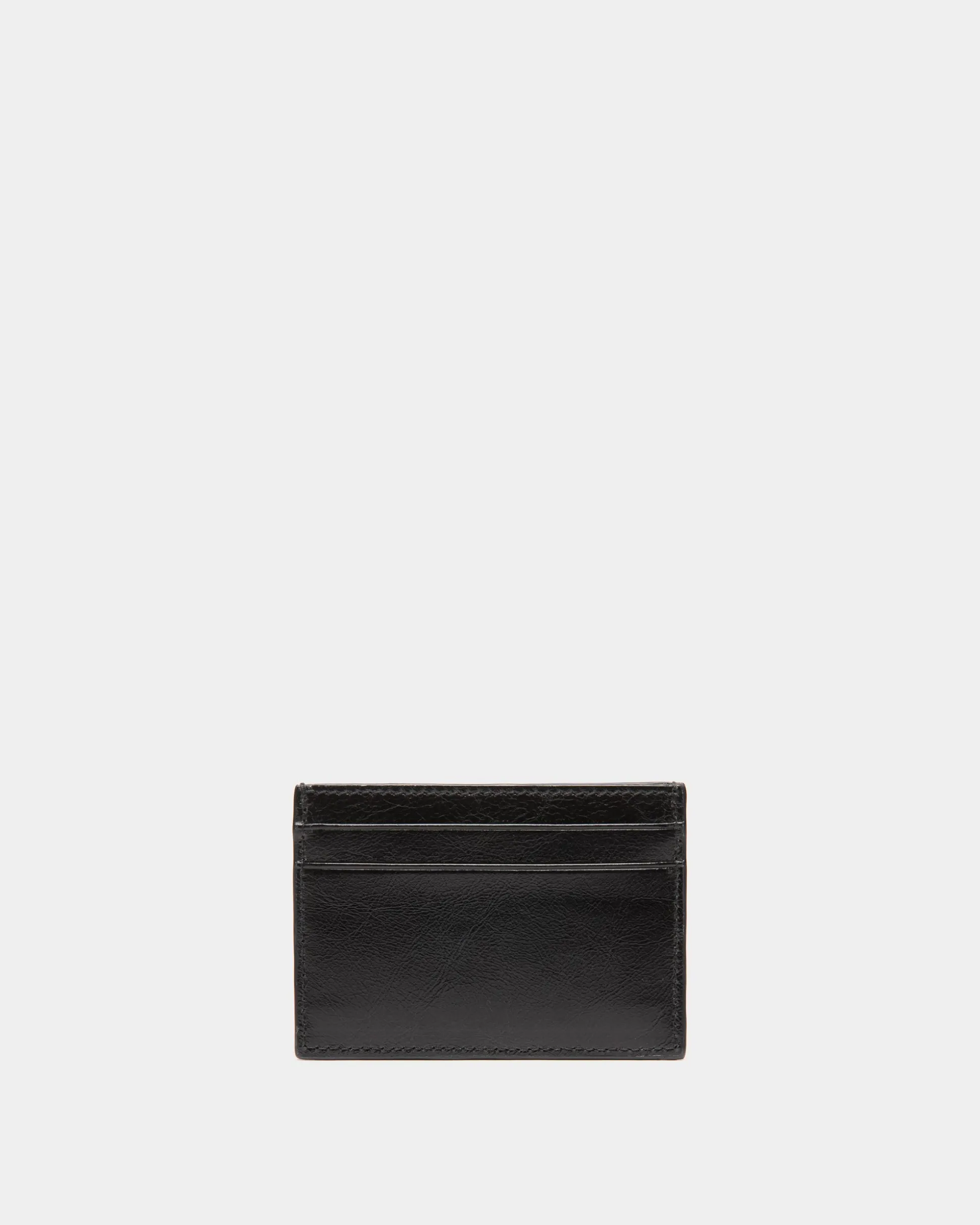 Easy Bally Kartenetui Aus Schwarzem Leder