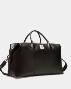 Easy Bally Reisetasche Aus Leder In Schwarz