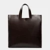 Easy Bally Tragetasche Aus Leder In Ebenholzschwarz