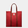 Easy Bally Tragetasche Aus Baumwollcanvas In Candy Red