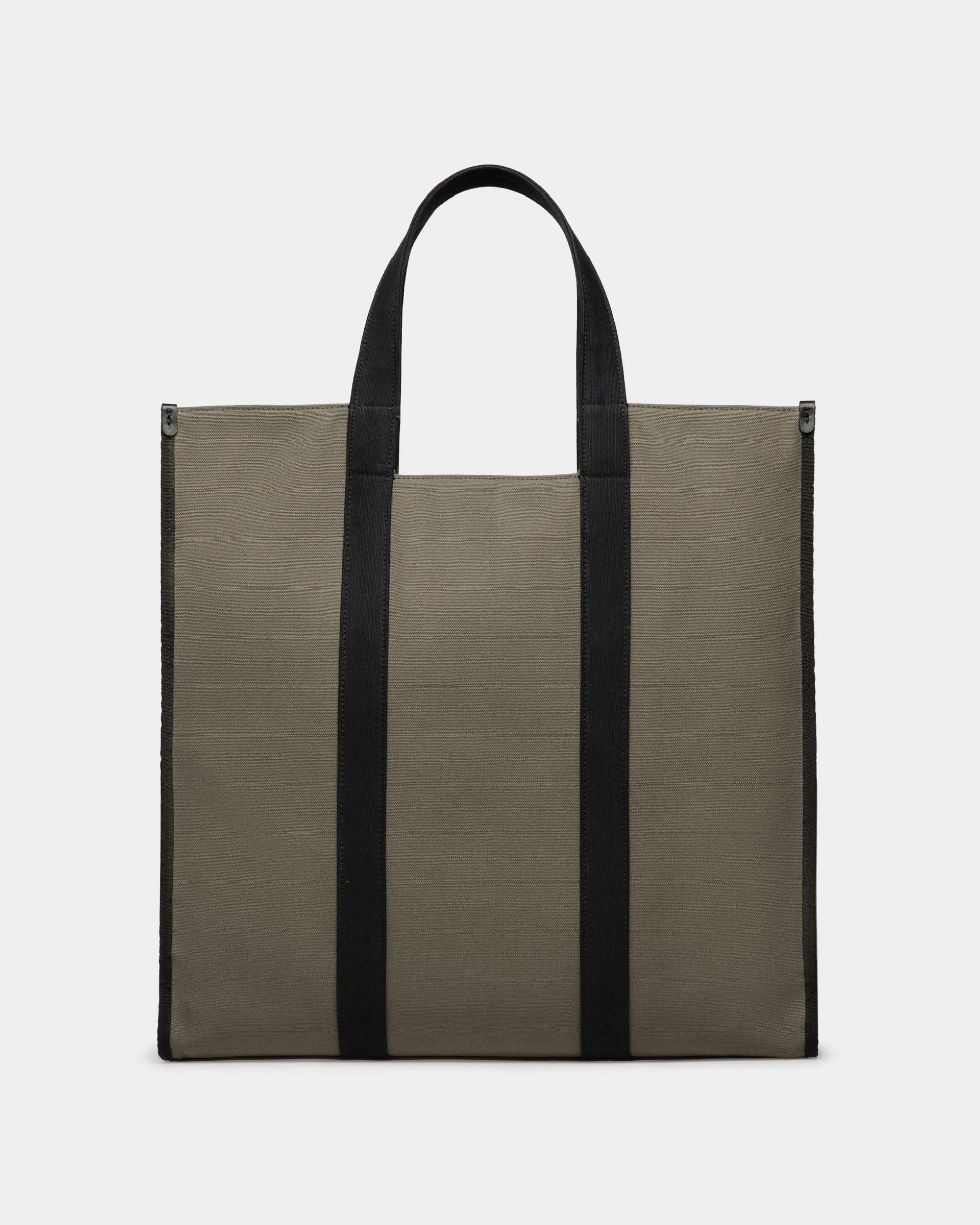 Easy Bally Tragetasche Aus Baumwollcanvas In Military Green