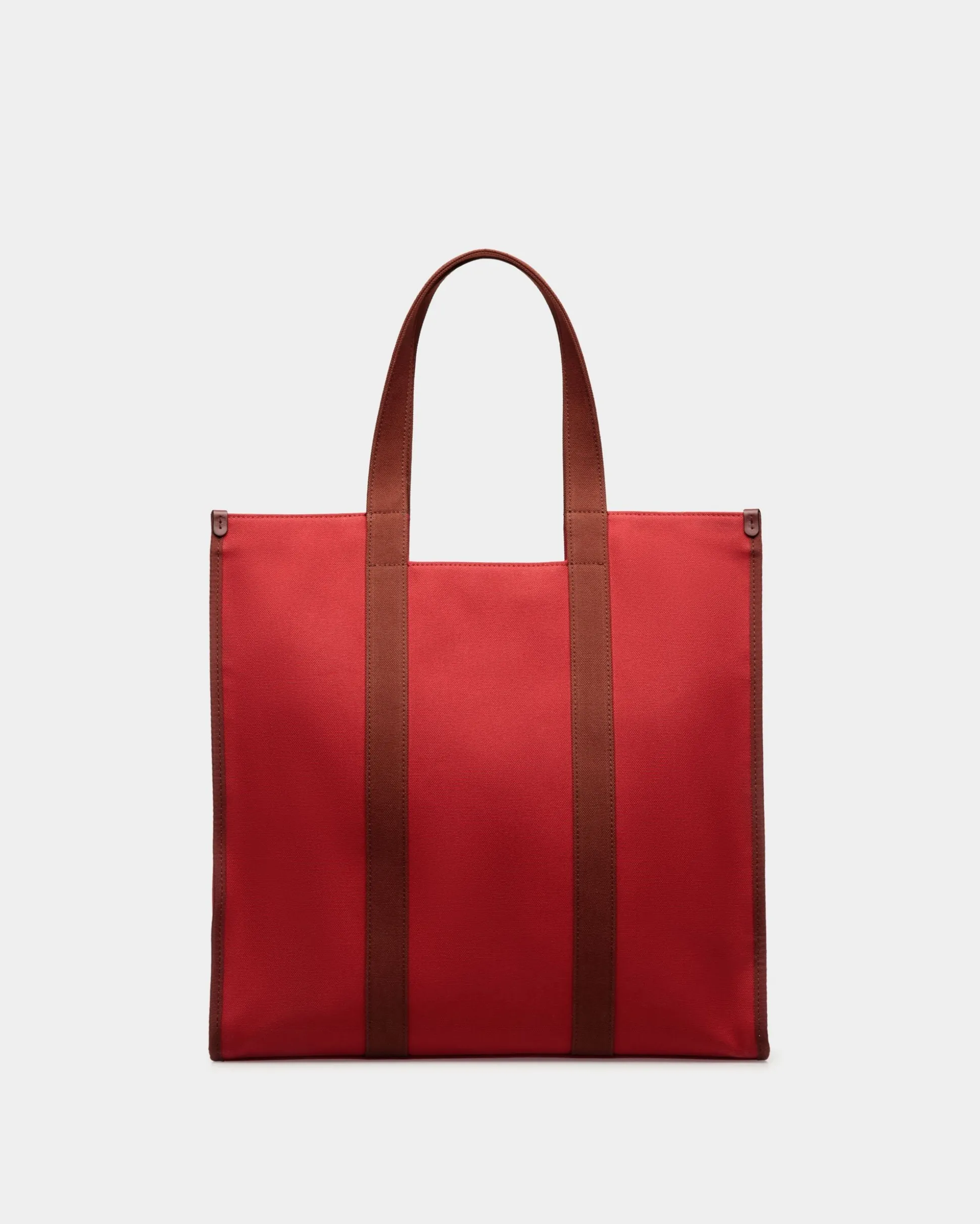 Easy Bally Tragetasche Aus Baumwollcanvas In Candy Red
