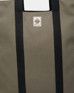 Easy Bally Tragetasche Aus Baumwollcanvas In Military Green