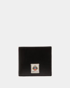 Easy Bally Zweiteilige Brieftasche Aus Leder In Schwarz