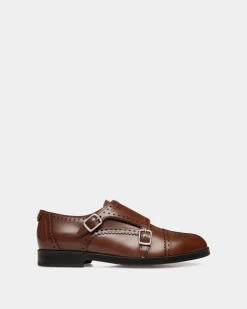 Egli Ballerina Aus Braunem Leder