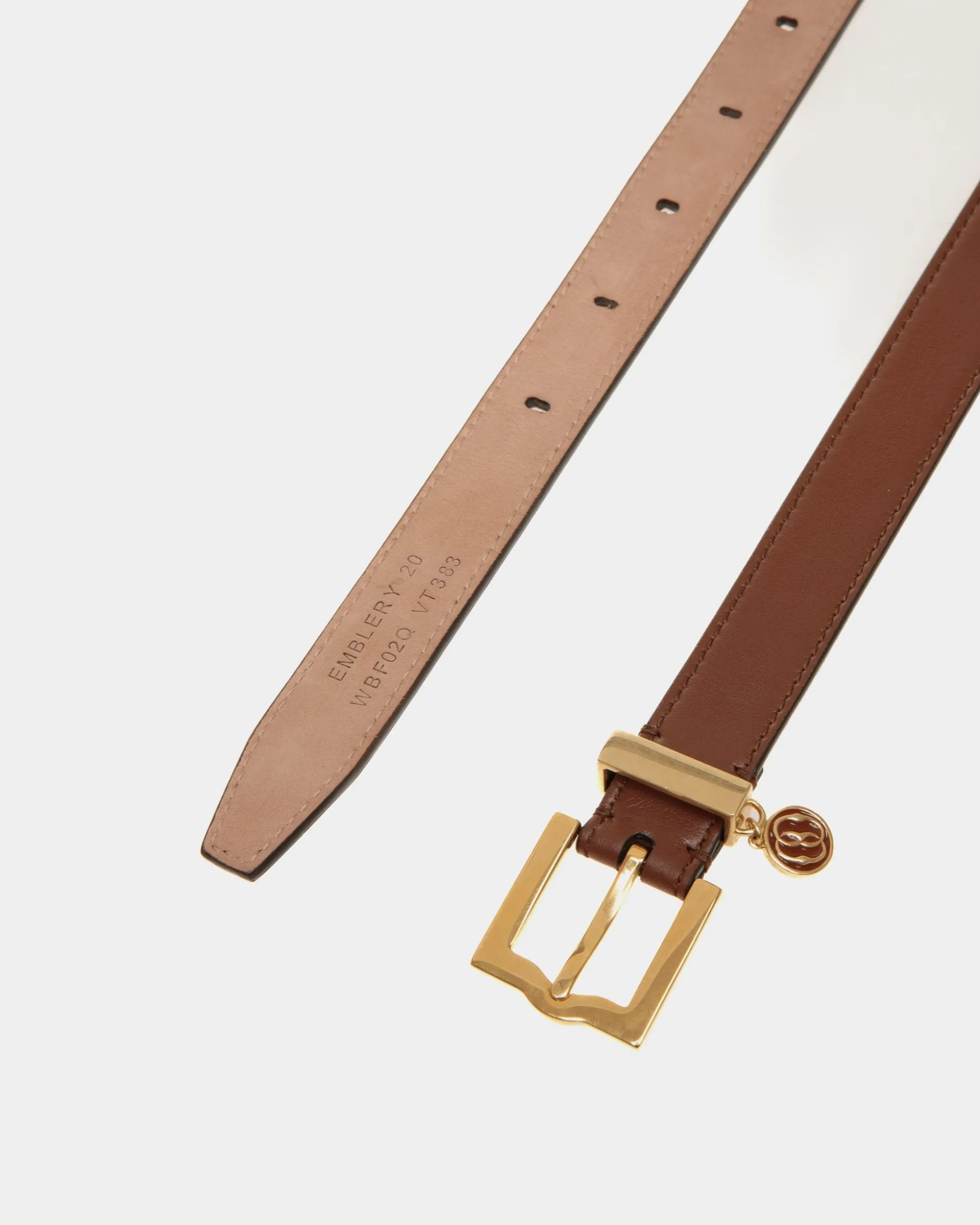 Emblem 20 Mm Gürtel Aus Leder In Braun