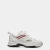 Faster Sneaker Aus Leder Und Nylon In Weiß