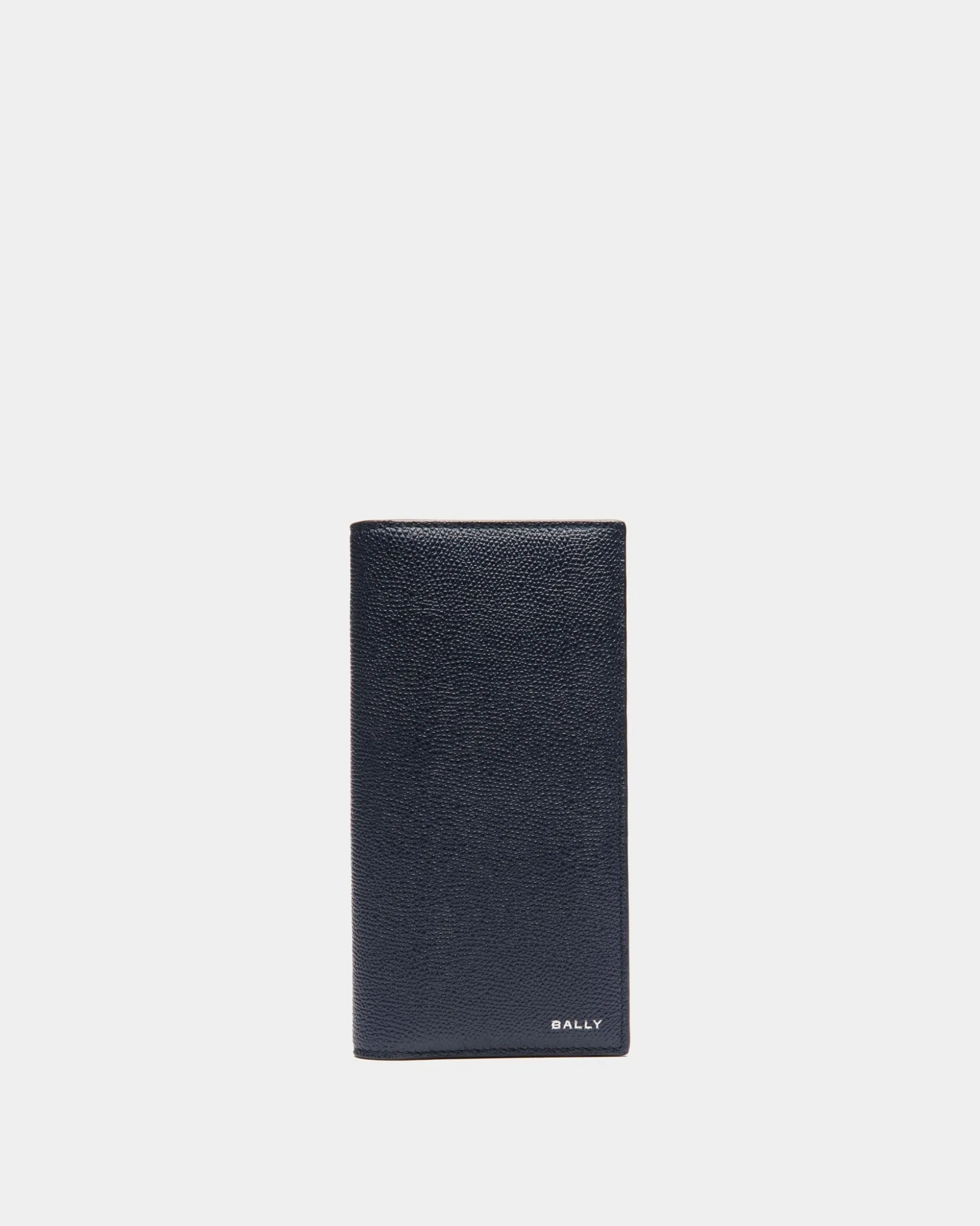 Flag Klassische Geldbörse Aus Blauem Leder