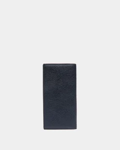 Flag Klassische Geldbörse Aus Blauem Leder