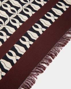 Foulard Aus Seide In Andorra Mit Emblem-Print