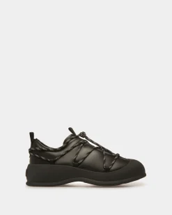 Frei Schneestiefel Aus Leder In Schwarz
