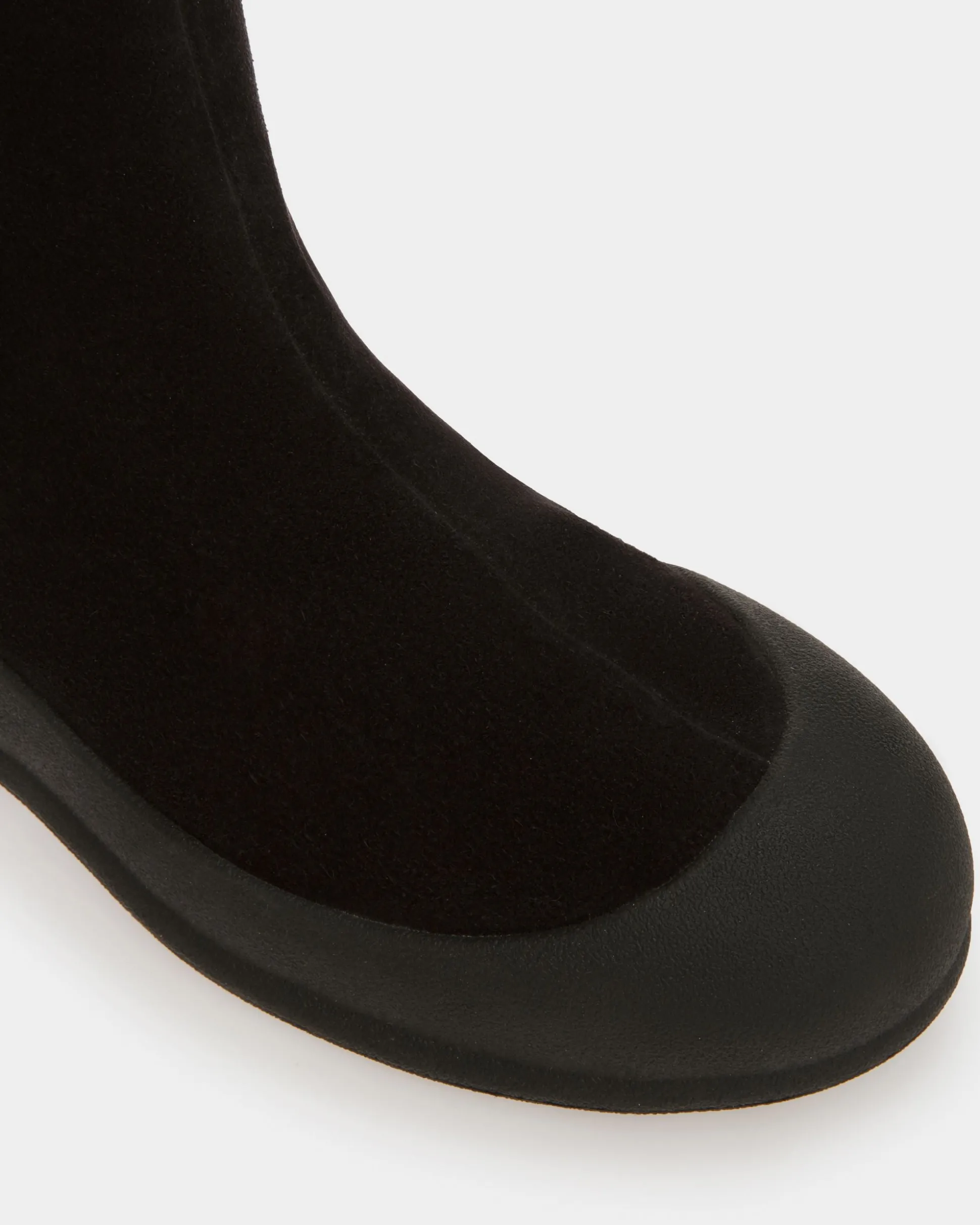 Frei Schneestiefel Aus Leder In Schwarz