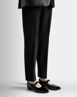 Glendale Mary Jane Aus Leder In Schwarz