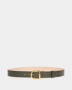 Gürtel Aus Leder In Olive Green Aus Der Adrien Brody Travel-Kollektion