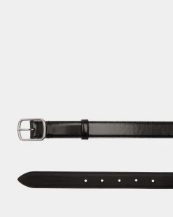 Gürtel Orson 25 mm Aus Schwarzem Leder