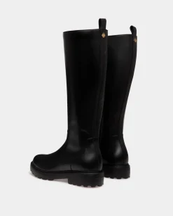 Gusto Stiefel Aus Leder In Schwarz