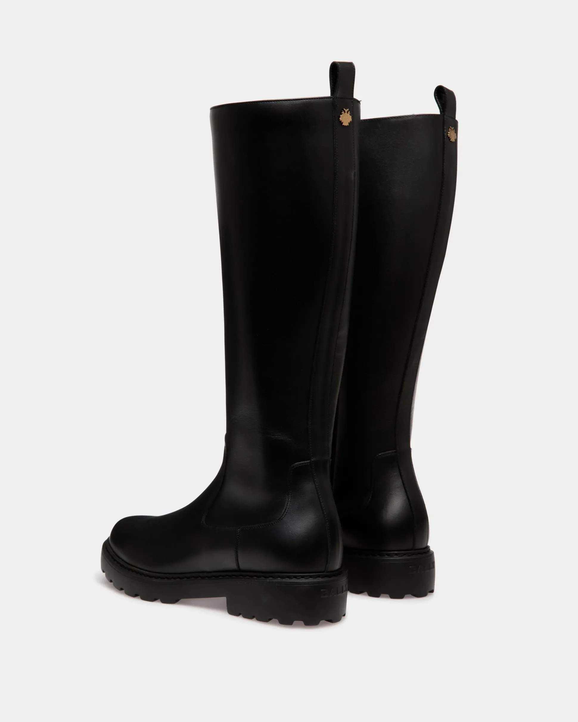 Gusto Stiefel Aus Leder In Schwarz