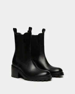 Gusto Stiefelette Aus Leder In Schwarz