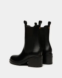 Gusto Stiefelette Aus Leder In Schwarz