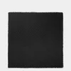 Halstuch mit Emblem-Print Aus schwarzer Seide