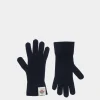 Handschuhe Aus Wolle In Navy Blue Mit Bally Crest Logo