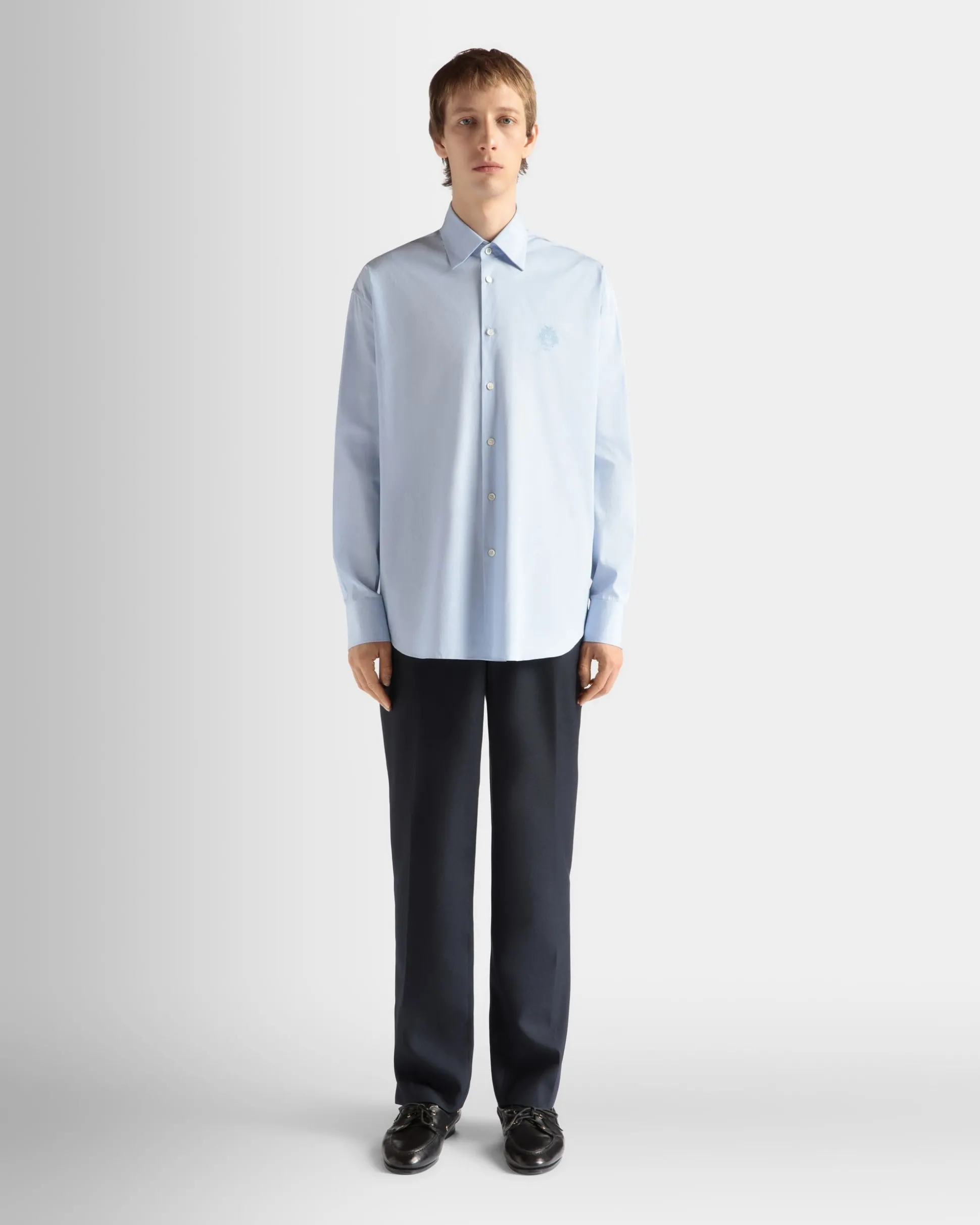 Hemd Aus Baumwolle In Light Blue