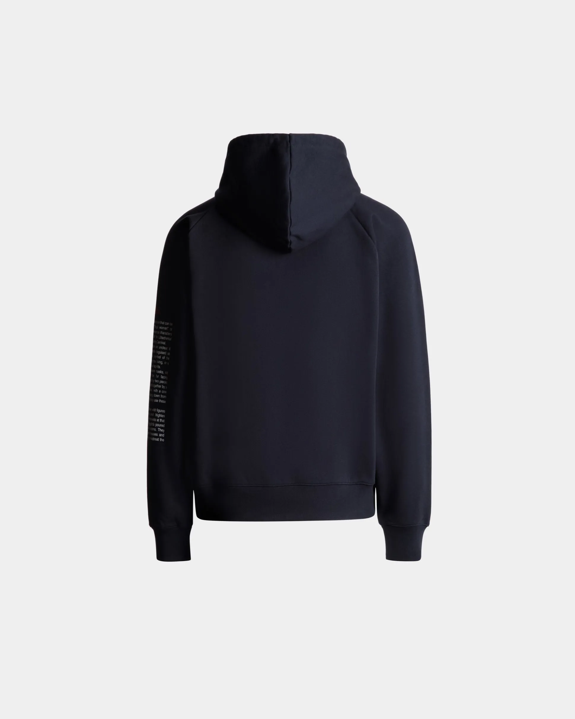 Hoodie Mit Forest Mask Aus Baumwolle In Navy Blue