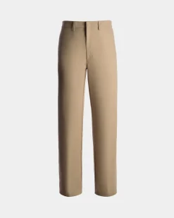 Hose Aus Baumwolle In Camel