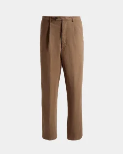Hose Aus Baumwolle In Camel