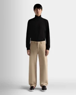 Hose Aus Baumwolle In Camel