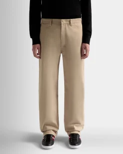 Hose Aus Baumwolle In Camel