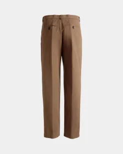 Hose Aus Baumwolle In Camel