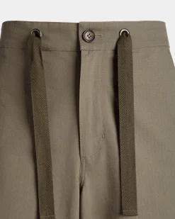 Hose Aus Baumwolle In Military Green Aus Der Adrien Brody Travel-Kollektion