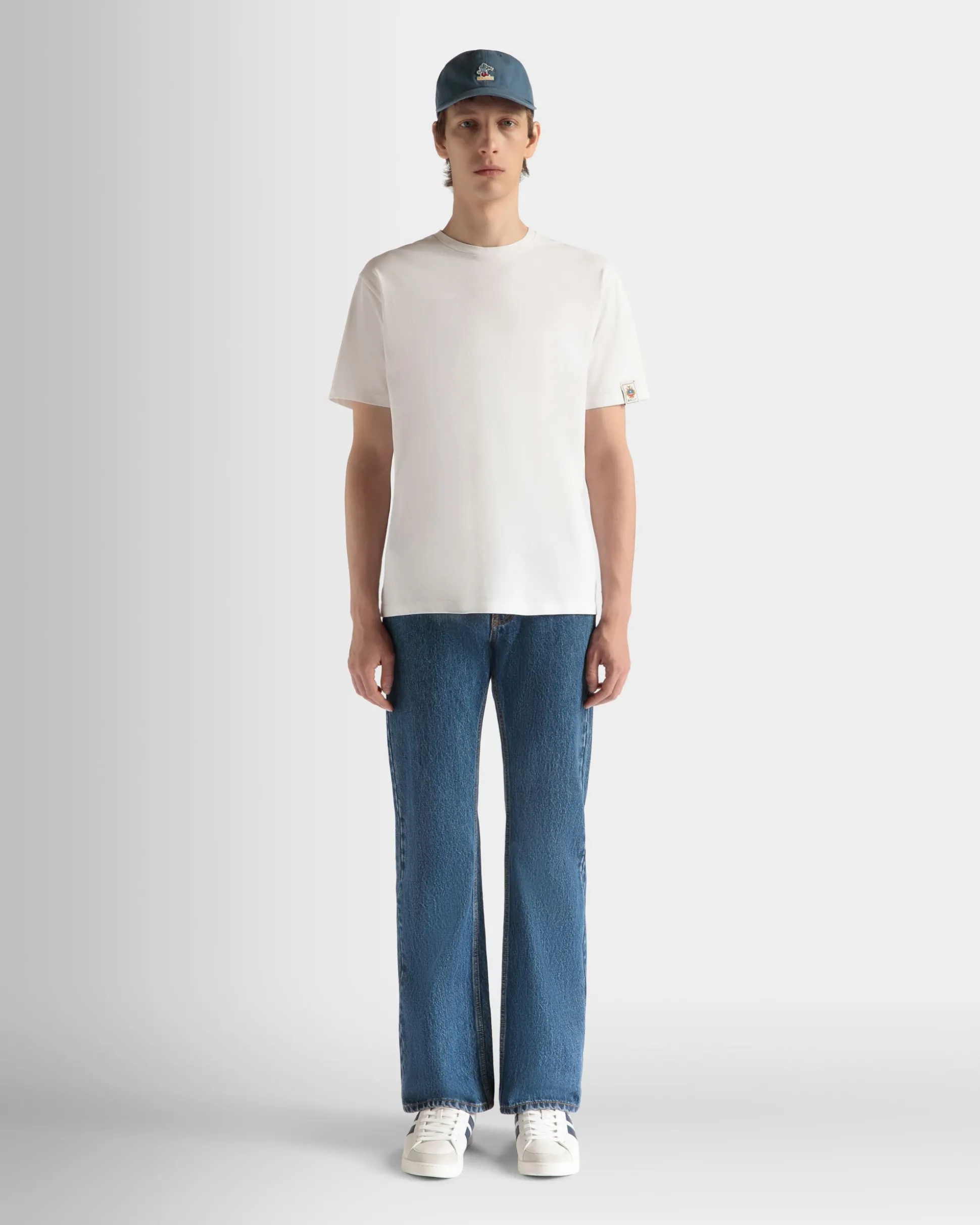 Jeanshose Aus Baumwolle In Medium Blue