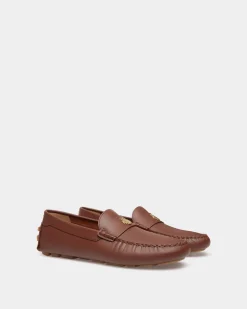 Kerbs Driver-Schuh Aus Leder In Braun