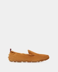Kerbs Driver-Schuh Aus Veloursleder In Braun
